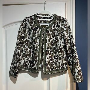 J Crew pleated light jacket